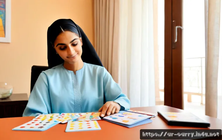 Home 17 캐리와 어린이 심리학 - Photorealistic child psychology session in a calm modern clinic, warm Arab female child psychologist...